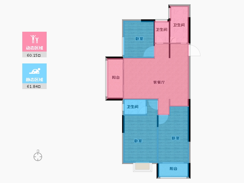 河南省-安阳市-银杏广场-112.00-户型库-动静分区