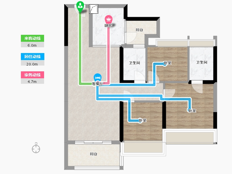 湖北省-十堰市-丹江口碧桂园-83.81-户型库-动静线