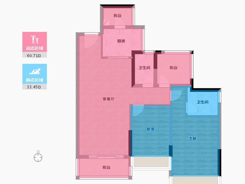 广东省-肇庆市-方圆滨江一号-84.00-户型库-动静分区