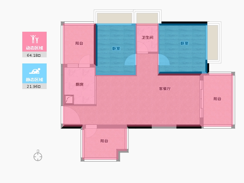 广东省-湛江市-博达天禧-77.08-户型库-动静分区