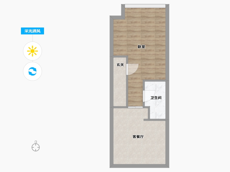 湖北省-武汉市-恺德中心-37.38-户型库-采光通风