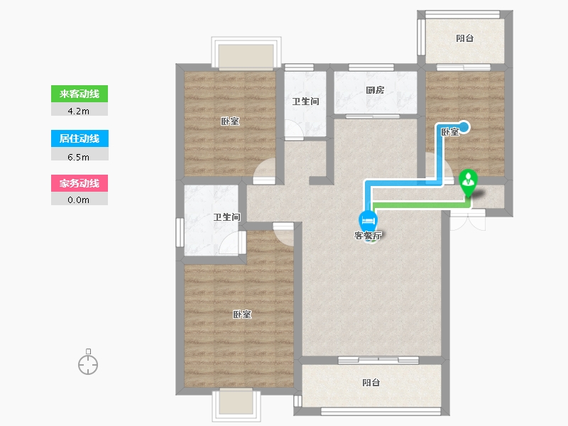 湖北省-孝感市-大悟绣江南-89.00-户型库-动静线