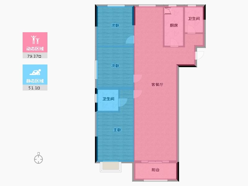 江西省-九江市-联盛滨江凯旋城-119.32-户型库-动静分区