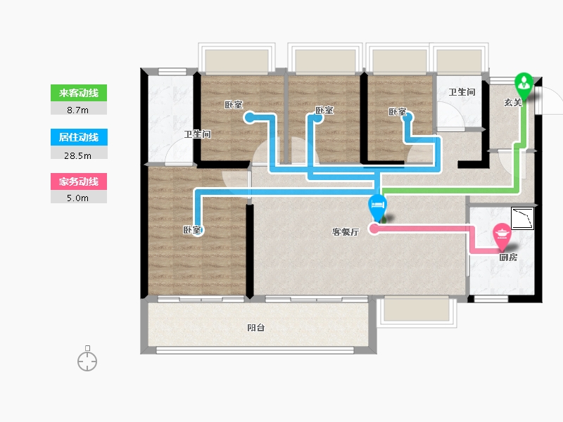 广东省-广州市-合生中央城-101.01-户型库-动静线