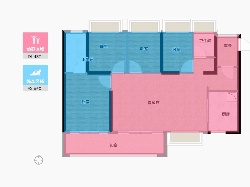 广东省-广州市-合生中央城-101.01-户型库-动静分区