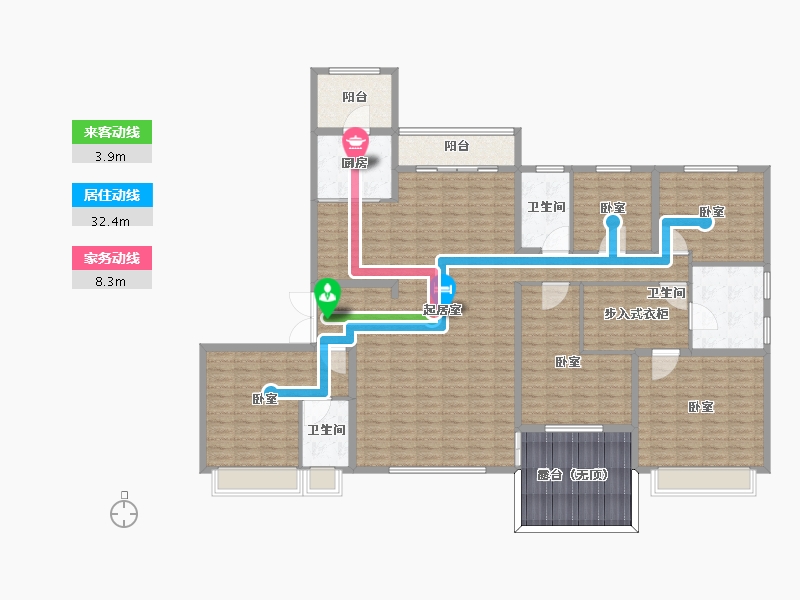 山东省-潍坊市-碧桂园翡翠城-216.00-户型库-动静线