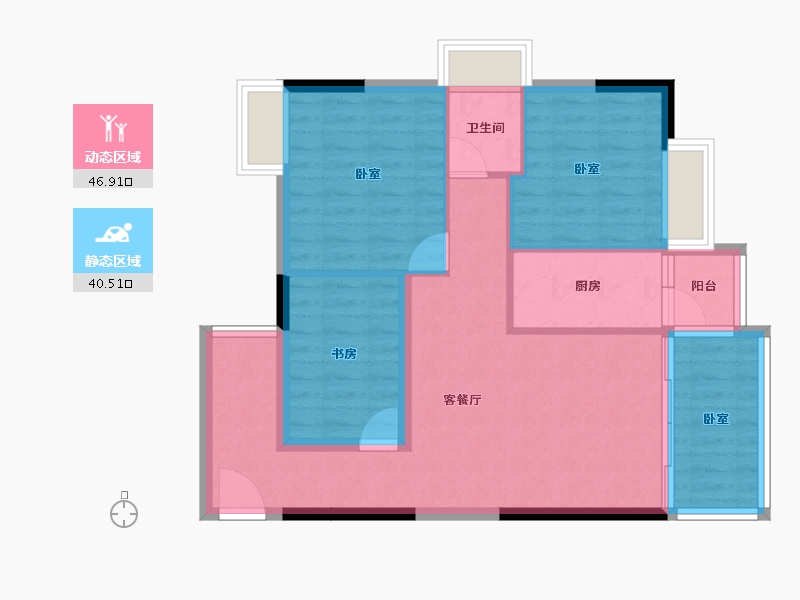 广东省-湛江市-名城世家-78.31-户型库-动静分区