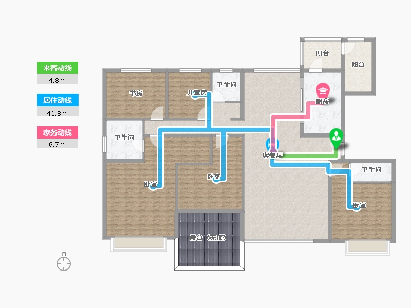 山东省-潍坊市-碧桂园翡翠城-212.00-户型库-动静线