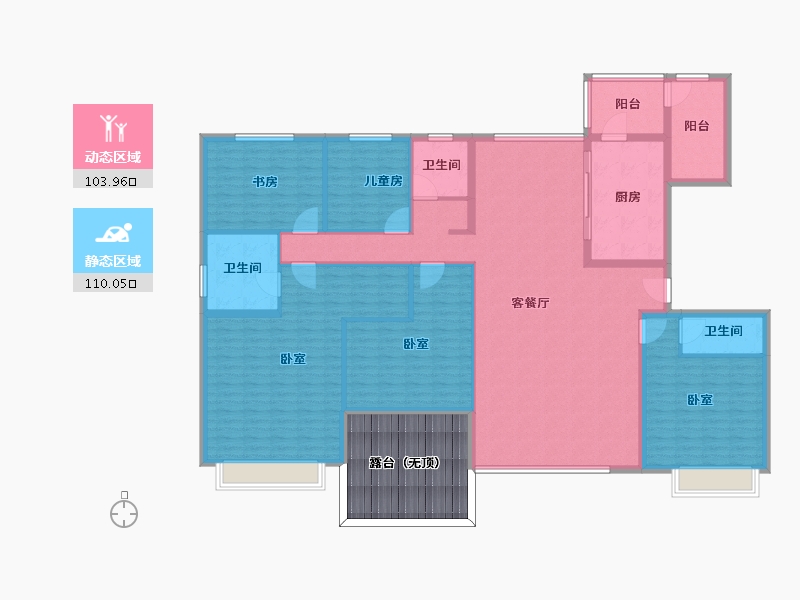 山东省-潍坊市-碧桂园翡翠城-212.00-户型库-动静分区