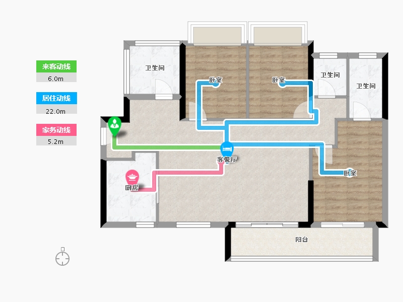 广东省-惠州市-海伦堡海伦名骏-97.16-户型库-动静线