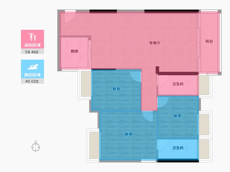 广东省-湛江市-名城世家-90.08-户型库-动静分区