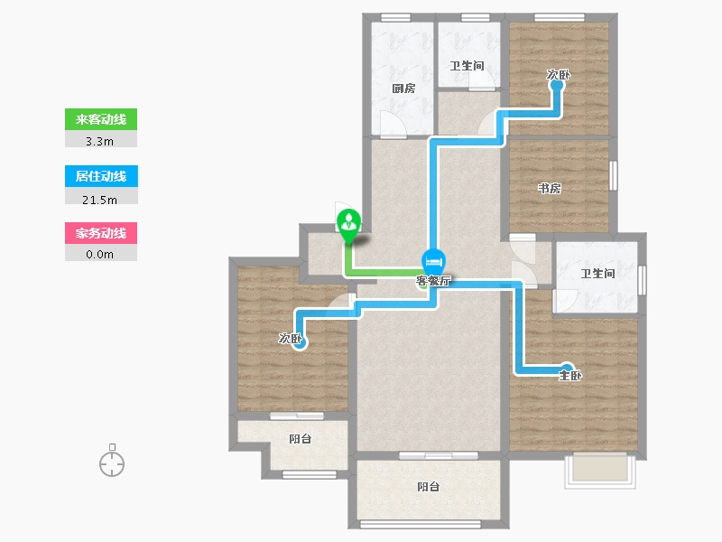 山东省-潍坊市-新力帝泊湾-120.15-户型库-动静线