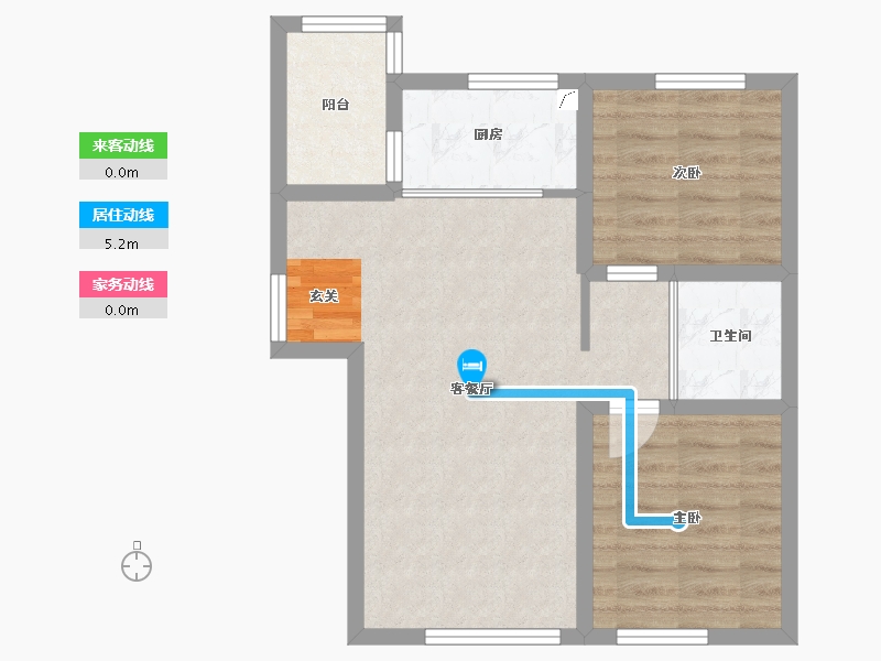 吉林省-长春市-华方状元府-58.41-户型库-动静线