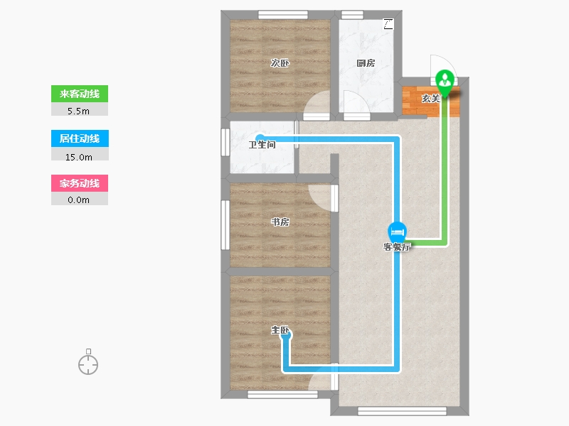 吉林省-长春市-华方状元府-67.23-户型库-动静线