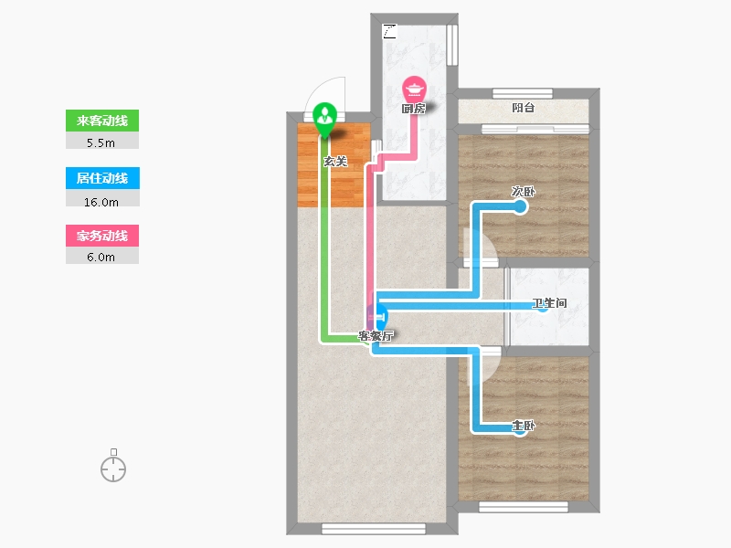 吉林省-长春市-华方状元府-59.16-户型库-动静线