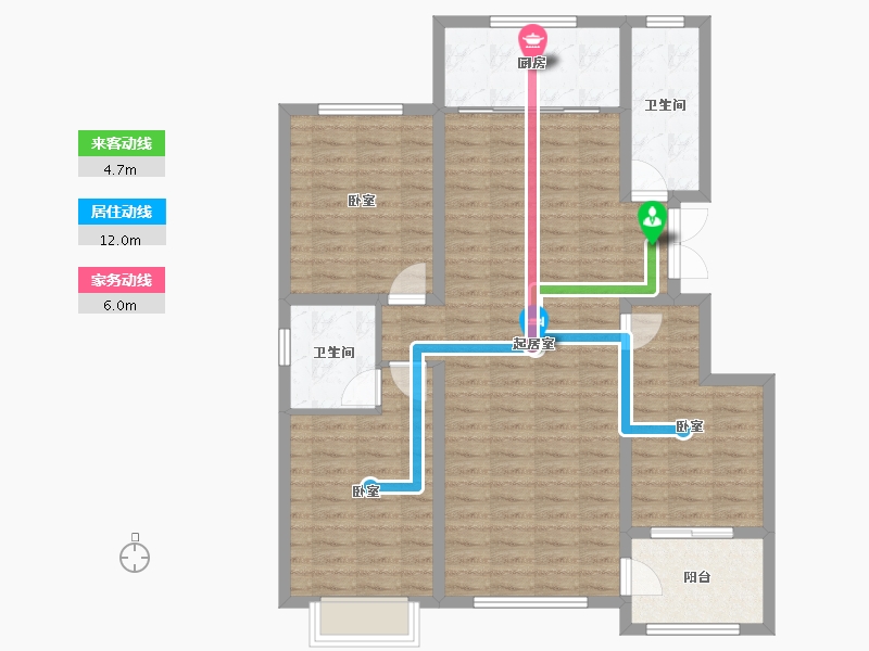 山东省-潍坊市-恒信悦龙山-103.00-户型库-动静线