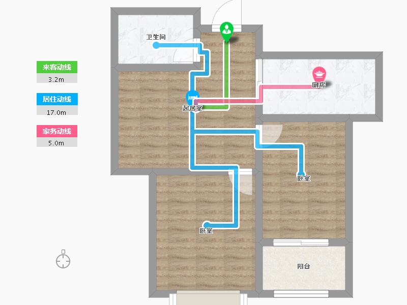 山东省-潍坊市-北美枫情-62.00-户型库-动静线