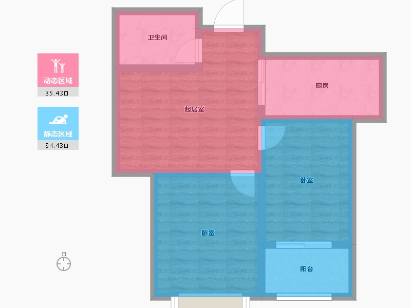 山东省-潍坊市-北美枫情-62.00-户型库-动静分区