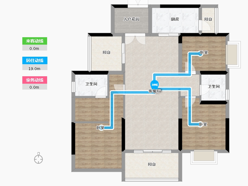 广东省-惠州市-江滨华府-111.43-户型库-动静线