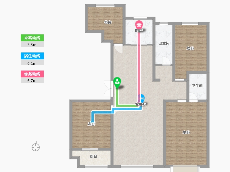 山东省-潍坊市-城投君悦府-138.60-户型库-动静线