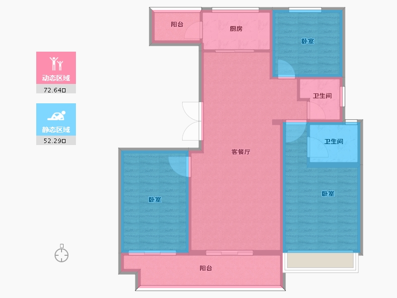 河南省-周口市-升源·澜庭叙-112.66-户型库-动静分区