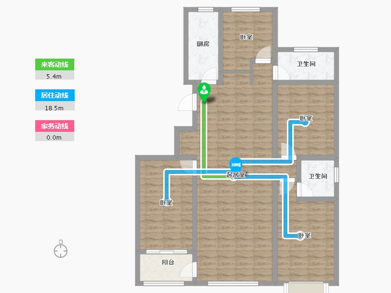 山东省-潍坊市-恒信悦龙山-111.10-户型库-动静线