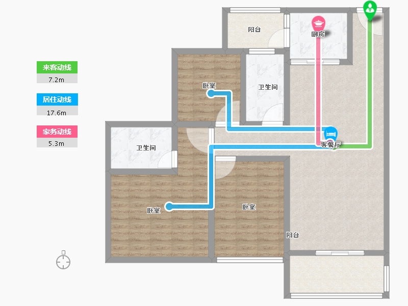 广东省-湛江市-樟树湾金樟水岸-114.00-户型库-动静线