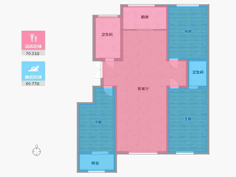 山东省-潍坊市-金庆纳帕溪谷-118.20-户型库-动静分区