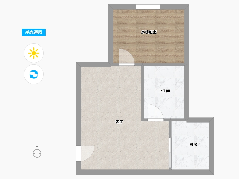 广东省-惠州市-雅居乐都汇雅郡-38.72-户型库-采光通风