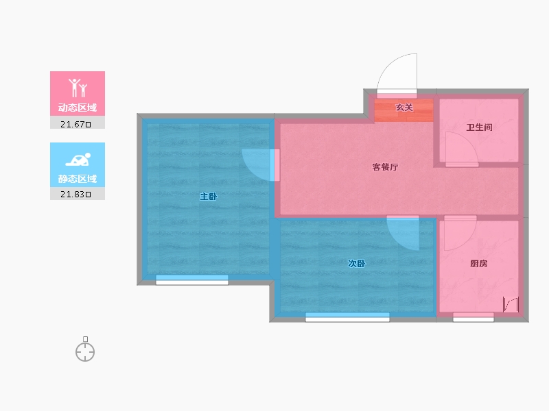 吉林省-长春市-华方状元府-38.39-户型库-动静分区