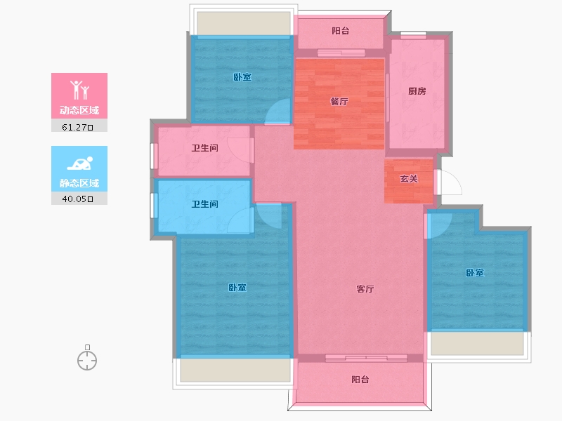 河南省-信阳市-中浙·春风十里-91.10-户型库-动静分区