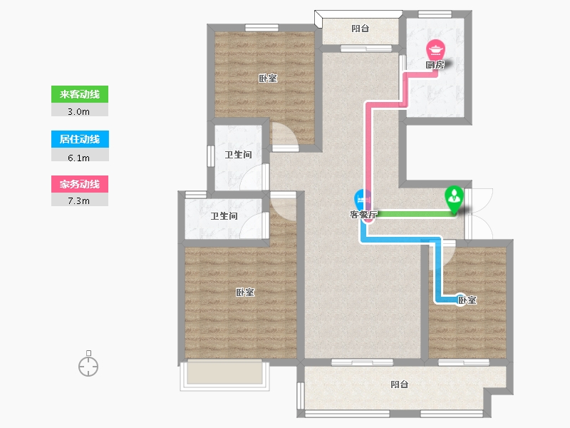 河南省-周口市-太康建业城-108.01-户型库-动静线