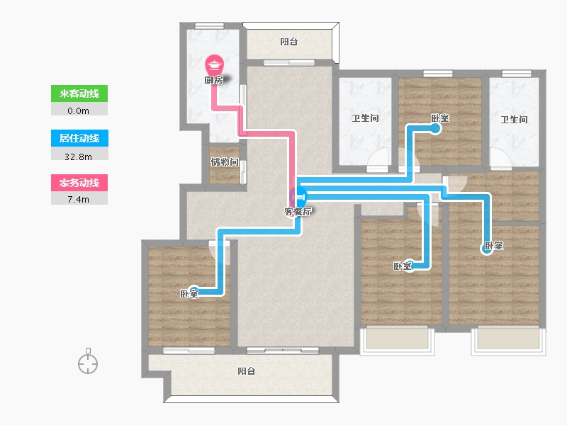 河南省-周口市-太康建业城-132.01-户型库-动静线