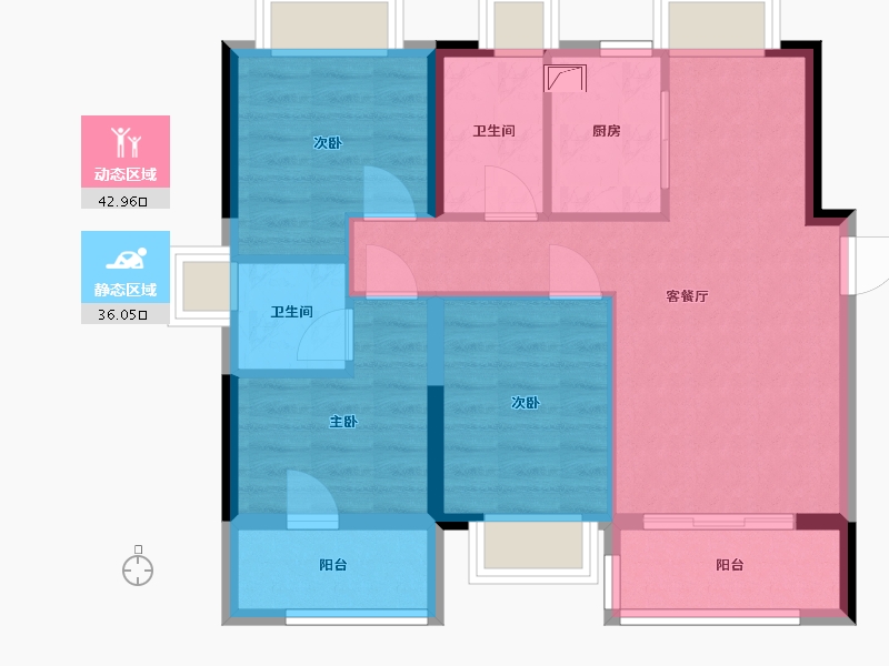 福建省-福州市-大唐书香世家-69.99-户型库-动静分区