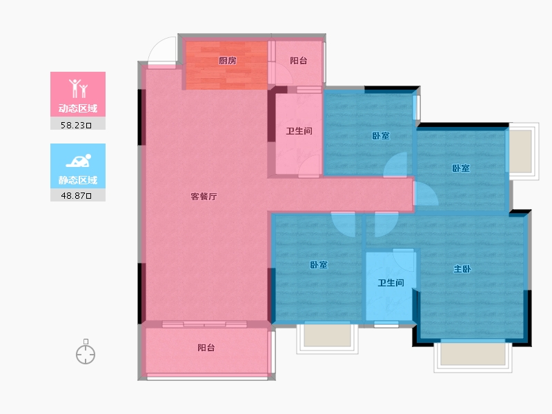 广西壮族自治区-贺州市-天池山中脊-96.77-户型库-动静分区