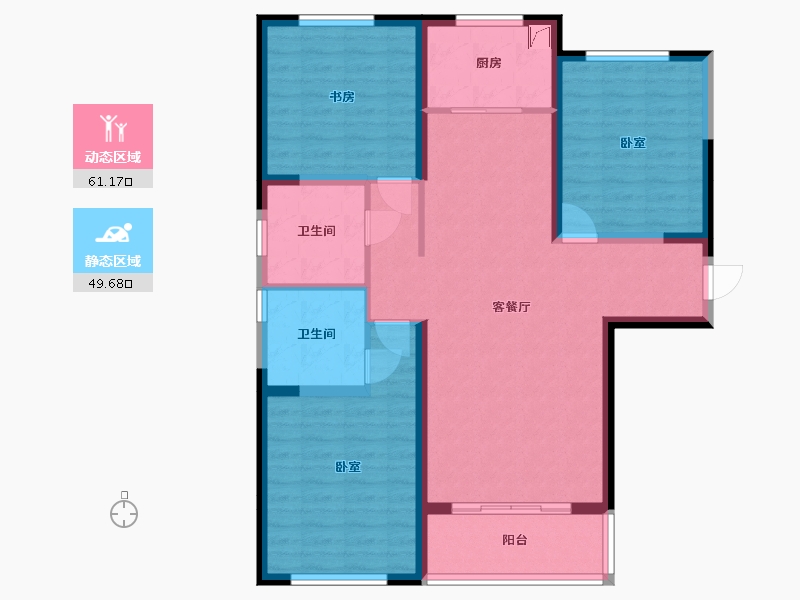 山西省-太原市-广电新景-99.19-户型库-动静分区