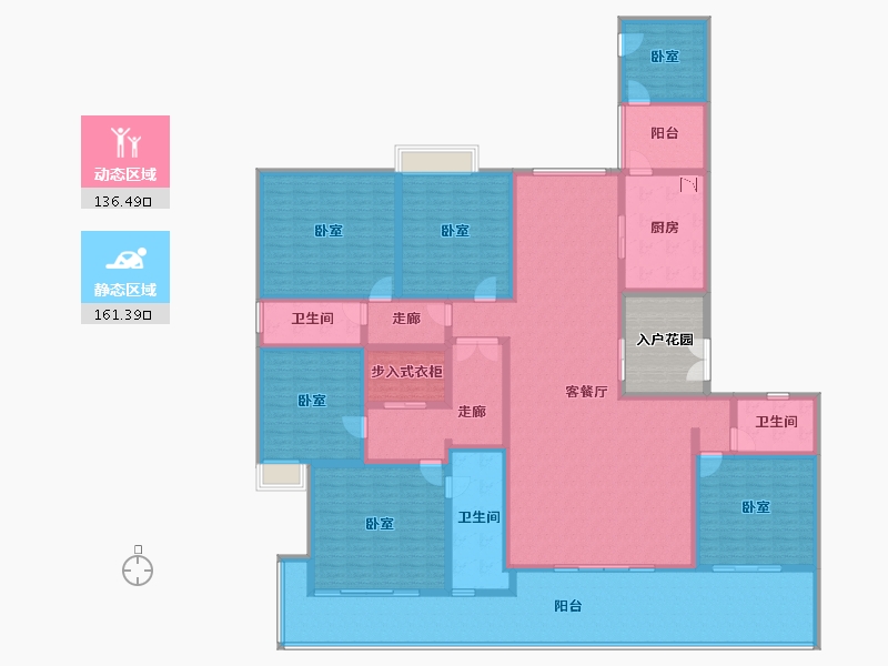 广东省-广州市-西关海·云墅198-279.00-户型库-动静分区