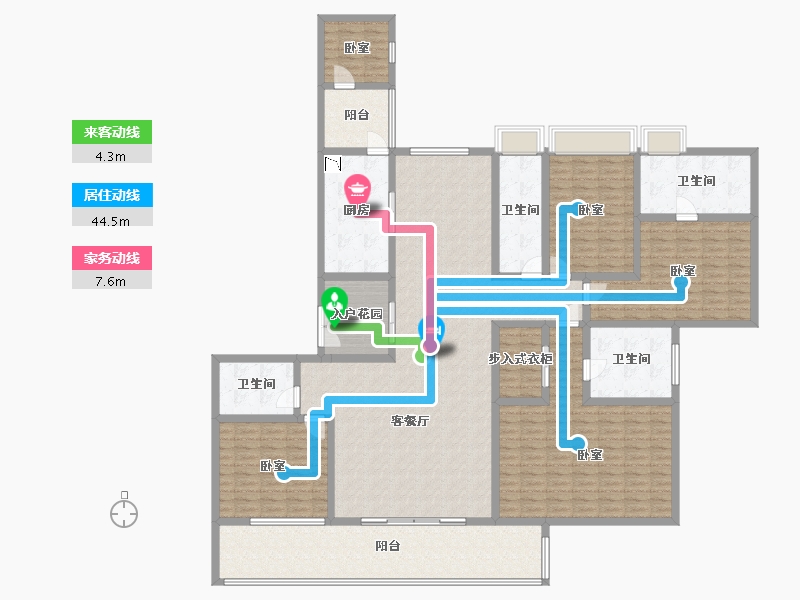 广东省-广州市-西关海·云墅198-235.24-户型库-动静线