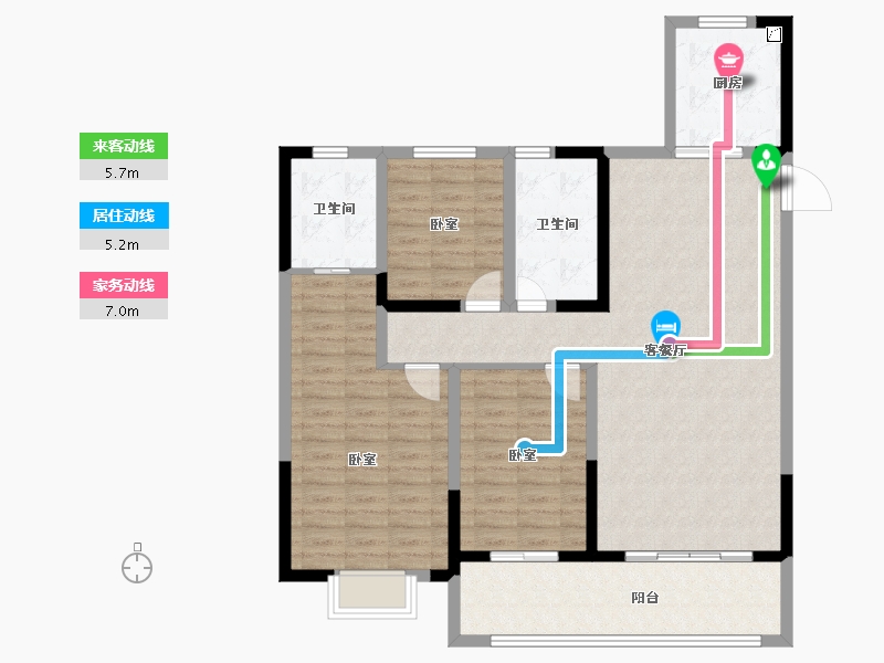 江苏省-镇江市-中建大观京江府-112.01-户型库-动静线