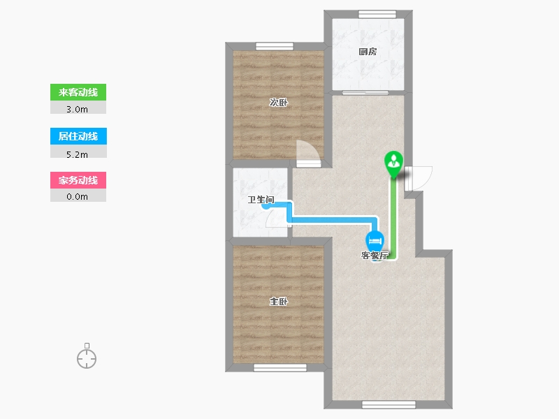 吉林省-长春市-远创紫樾台-65.32-户型库-动静线