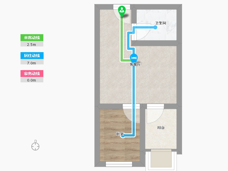 广东省-佛山市-盈海公馆-22.69-户型库-动静线