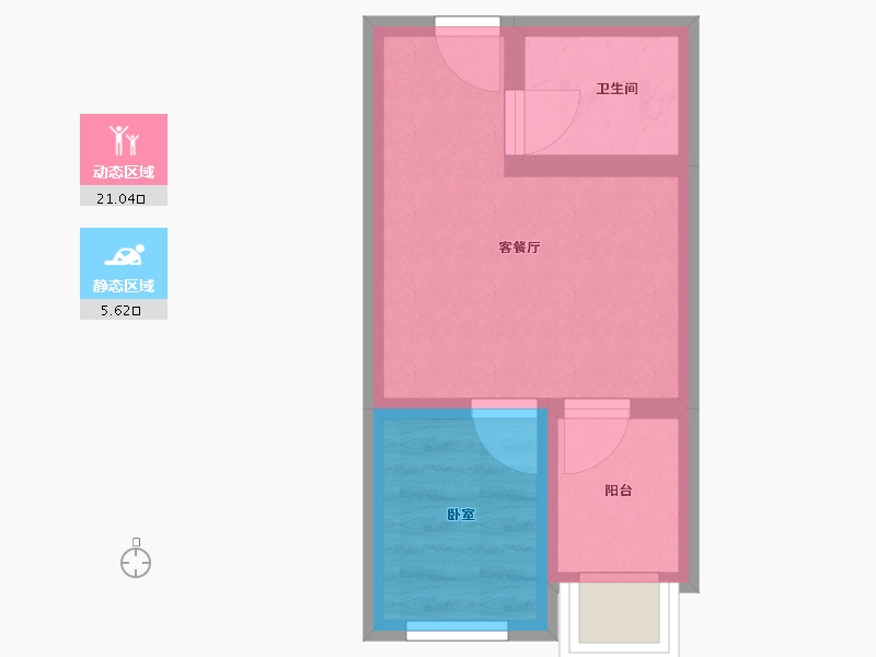 广东省-佛山市-盈海公馆-22.69-户型库-动静分区