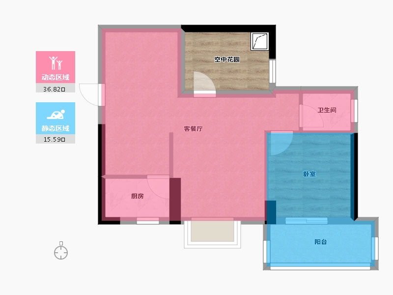 广东省-惠州市-凯悦春天-52.13-户型库-动静分区