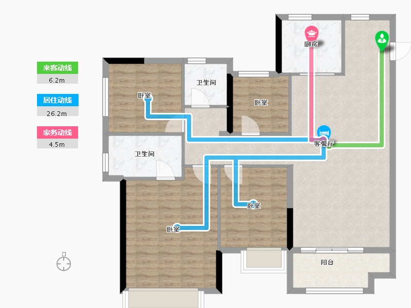 河南省-郑州市-新郑奥园和悦府-108.00-户型库-动静线