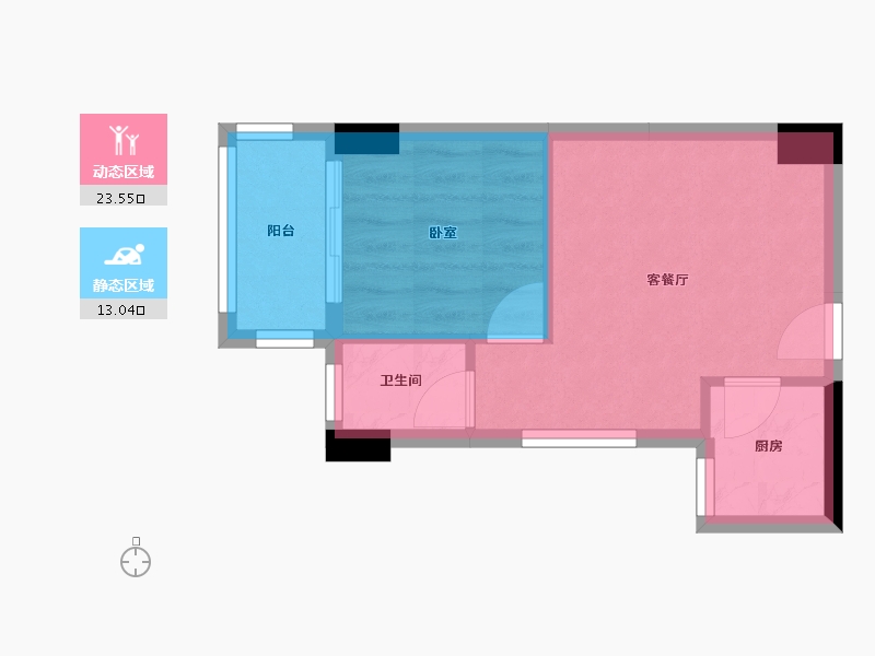 广东省-惠州市-安得大厦微时代-32.15-户型库-动静分区