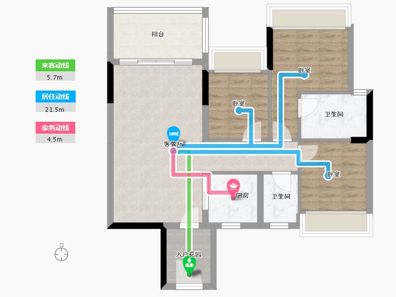 广东省-江门市-御凯名都-81.41-户型库-动静线