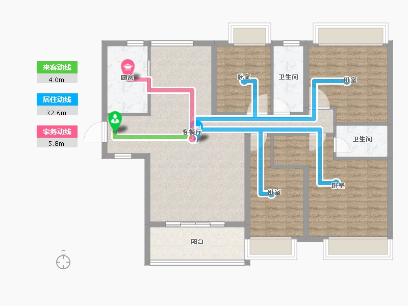 广东省-汕头市-保利和府-108.46-户型库-动静线