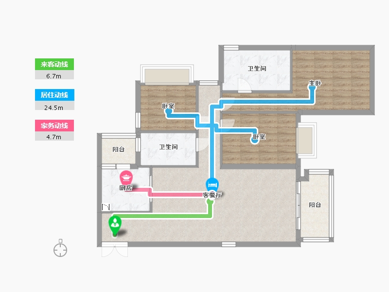 广东省-广州市-时代天韵-98.10-户型库-动静线