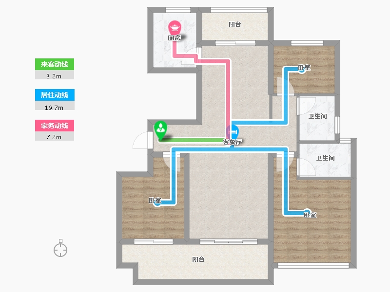 河南省-周口市-万达香蜜湖-98.77-户型库-动静线