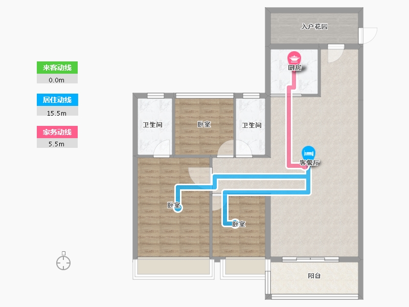 广东省-汕头市-保利和府-100.88-户型库-动静线